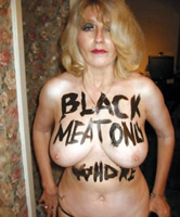 Schwarze Schwänze will die 65 jährige Amateur Hausfrau