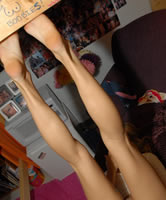 Amateur Girl zeigt Fersen