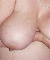 Busen Selfie, reife Lady nackt