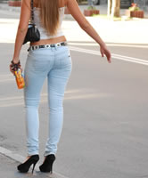 Candid High Heels Walk