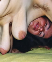 Dreckige Hängebusen und haarige Fotze