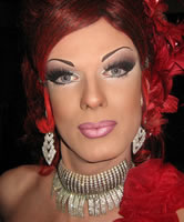 Feminisierte DWT und Make-up Transvestit