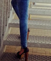 Enge Hose für skinny Girl