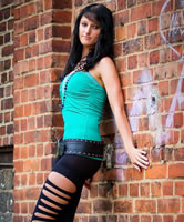 Gerippte Spandex Leggings