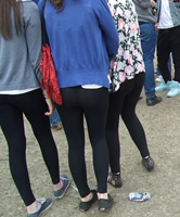 Girlfriends Ass Creepshot Public