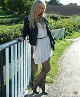 Blonde Erin in Pantyhose