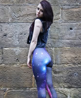 Junge Lady, alternativ Fashion Pic