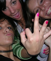 Privatfoto von horny Bi Girls auf Party