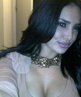 Hübsche sexy Selfie Bitch arabisch