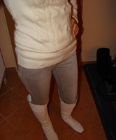 Jeans Selfie von deutscher Milf Melanie privat