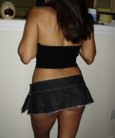 Kurzer Minirock von Bitch
