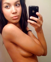 Latina iPhone, sexy Selfie