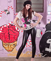 Leggings Mode für deutsches Girl