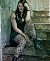 Leopard Leggings & Springerstiefel