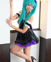 Manga Girl Miku aus Japan