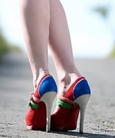 Outdoor Heels Walking