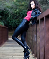 Pale Girl in High Heels