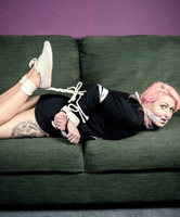 Pinke Haar von Girl Robbyn