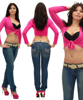 Pink Heels, Tight Jeans