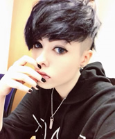 Punk Style Teen Amateur Selfie