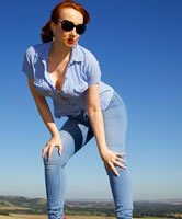 Redhead Jeans Wife