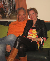 Reifes Pärchen, Sie in sexy Leggings und Boots