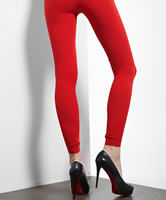 Rote enge Yoga Leggings