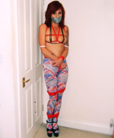 Sexy Seil Session in Leggings und Heels