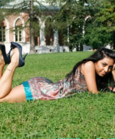 Sexy Pumps posieren, Outdoor Pics