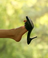 Sexy Mules Sandals Teen Girl Füße