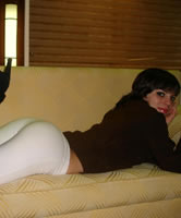 Sexy Yogapants Arsch von Freundin