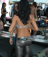 Silberglanz enge Hose