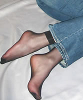 Stinky Nylon Socks & Feet