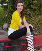 Süße Shelby auf der Straße fotografiert