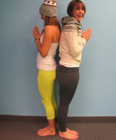 Schlanke Yoga Pants Freundinnen