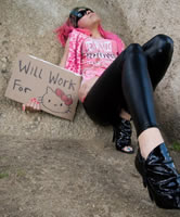 Geiles Nutten Girl horny, lässt sich benutzen