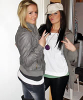 Zwei beste Freundinnen, Mädels privat, Handy Pic